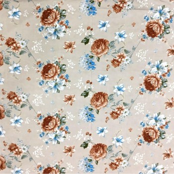 Sale Active Breathable Floral Glace Cotton Bedsheet for Double Bed with 2 Pillow Cover Set Sale Active Breathable Floral Glace Cotton Bedsheet for Double Bed with 2 Pillow Cover Set